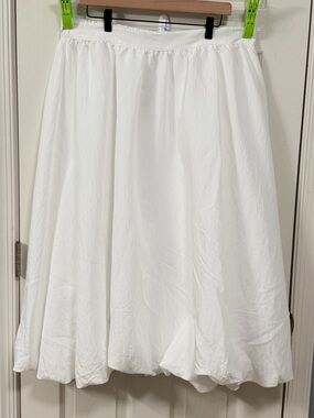 White A-Line Flowy Midi - A New Day White XXL